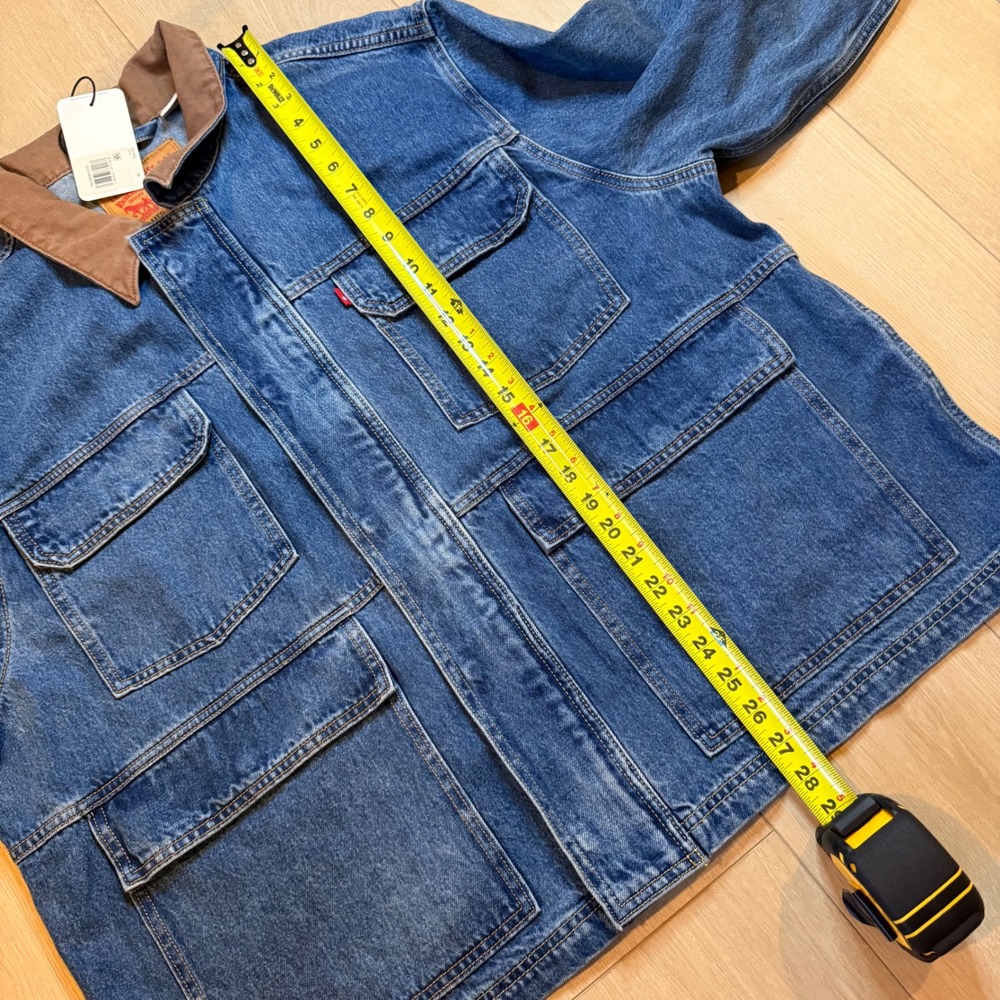 Levi's Denim Jacket Mens XL Blue Relaxed Fit East Port Brand New - Picture 3 of 6